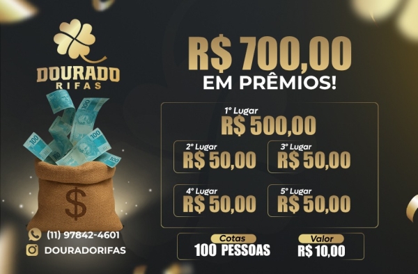 RIFA PT 14:20 EDIÇÃO 3005 VALENDO 700.00$ EM PRÊMIOS 