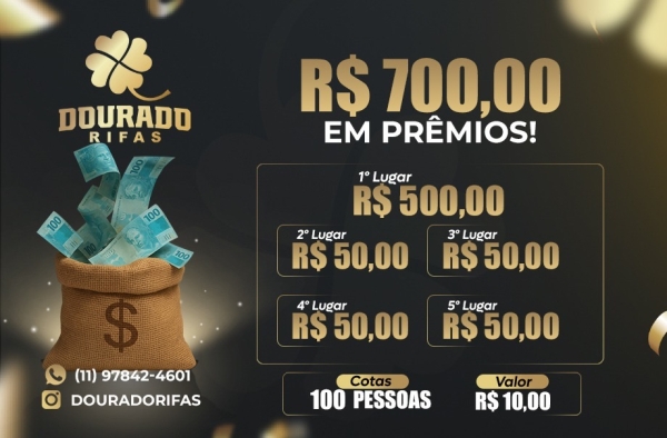 RIFA PTM 11:20 EDIÇÃO 3239 VALENDO 700.00$ EM PREMIOS