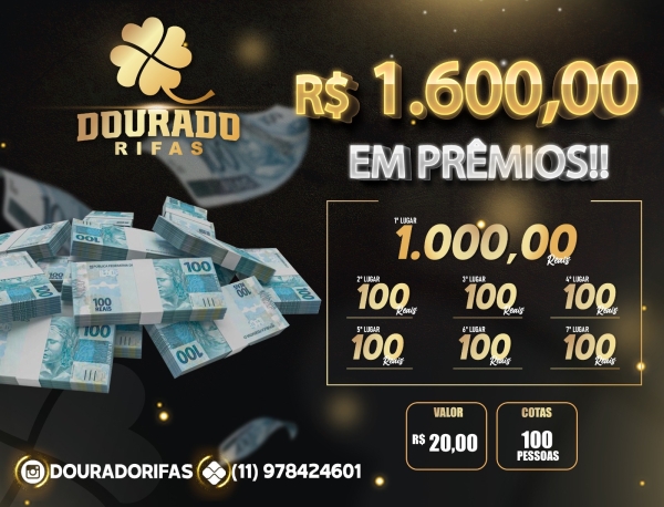 RIFA FEDERAL 20:00 EDICAO 3258 VALENDO 1,600$ EM PREMIAÇÃO 
